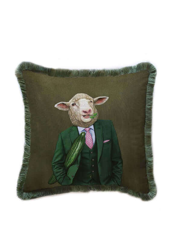 SHEEP VELVET CUSHION