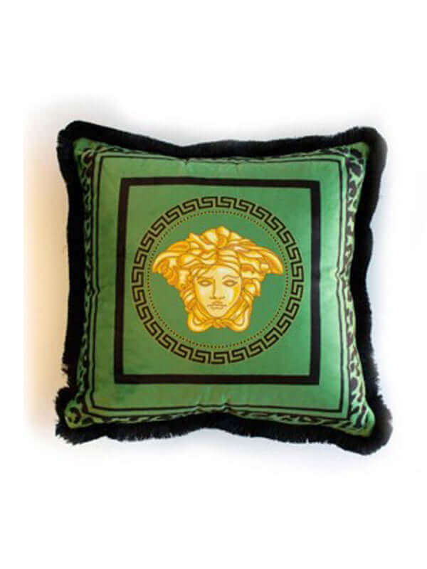 GOLD LOCKET VELVET CUSHION