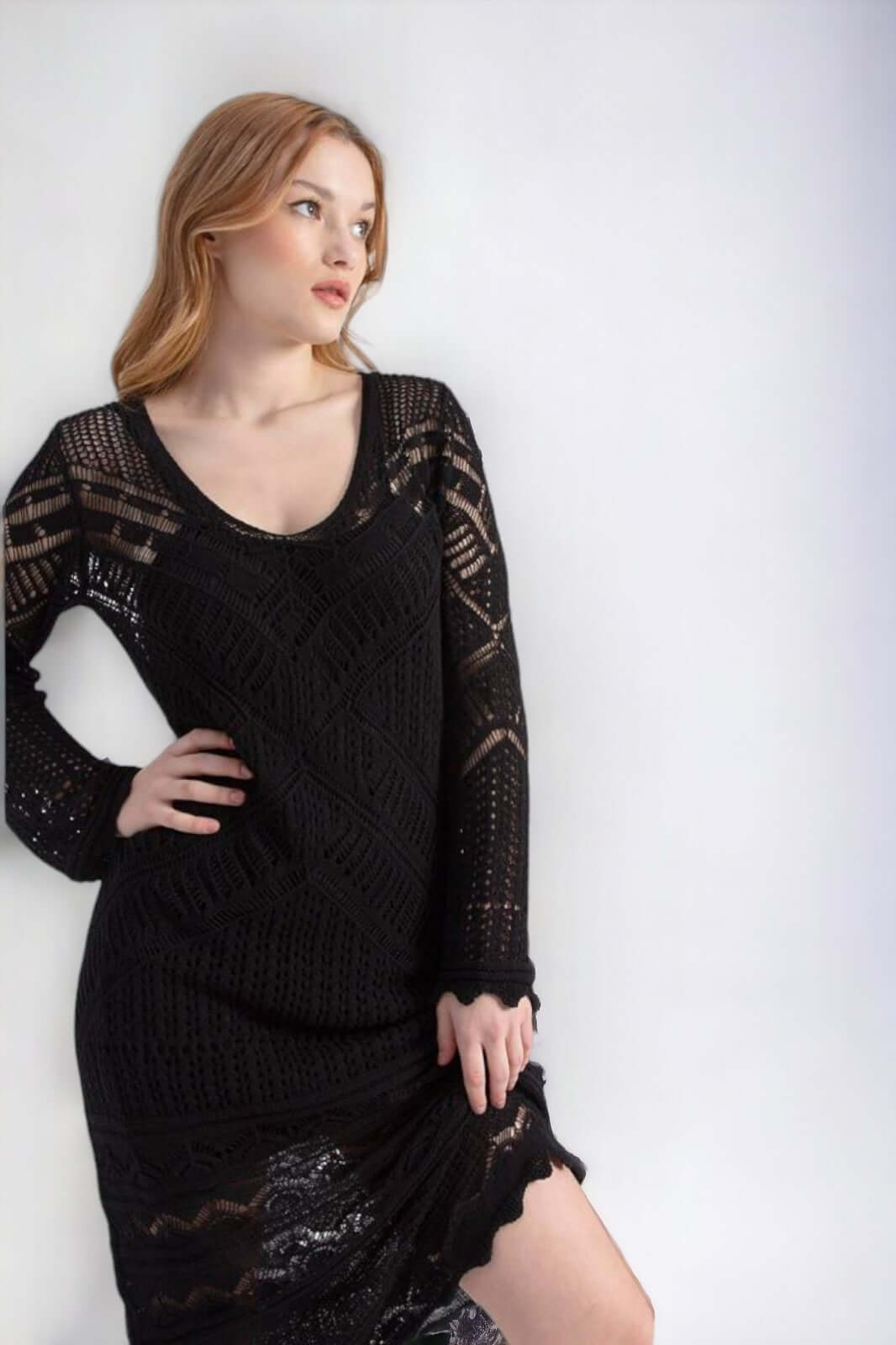 Knitwear Black Dress