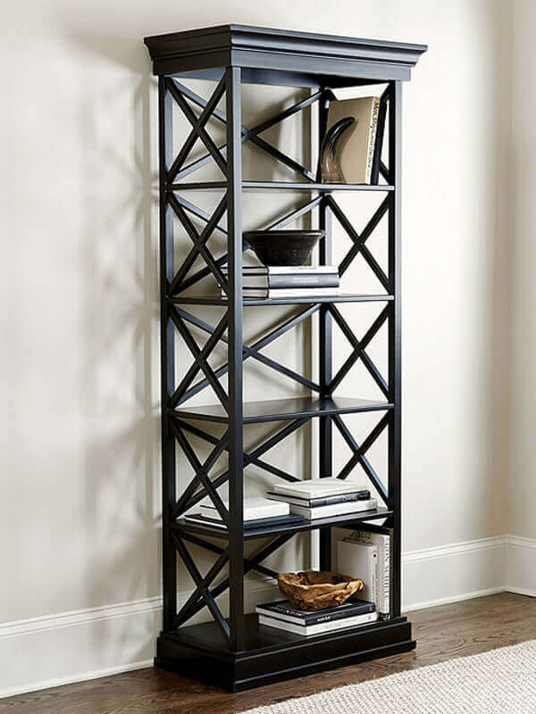 Black Wooden Bookshelf