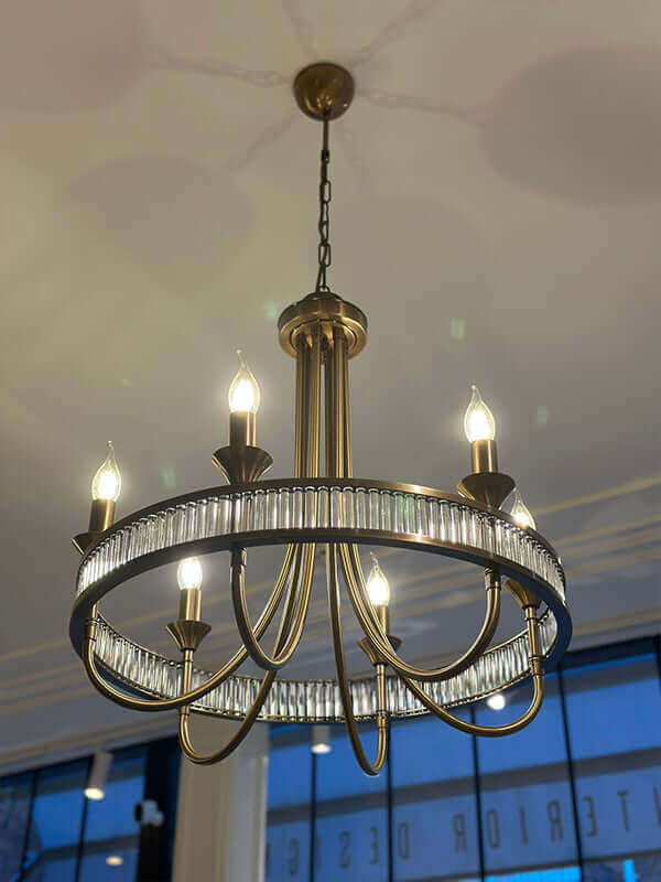 Charlotte Modern Round Crystal Chandelier