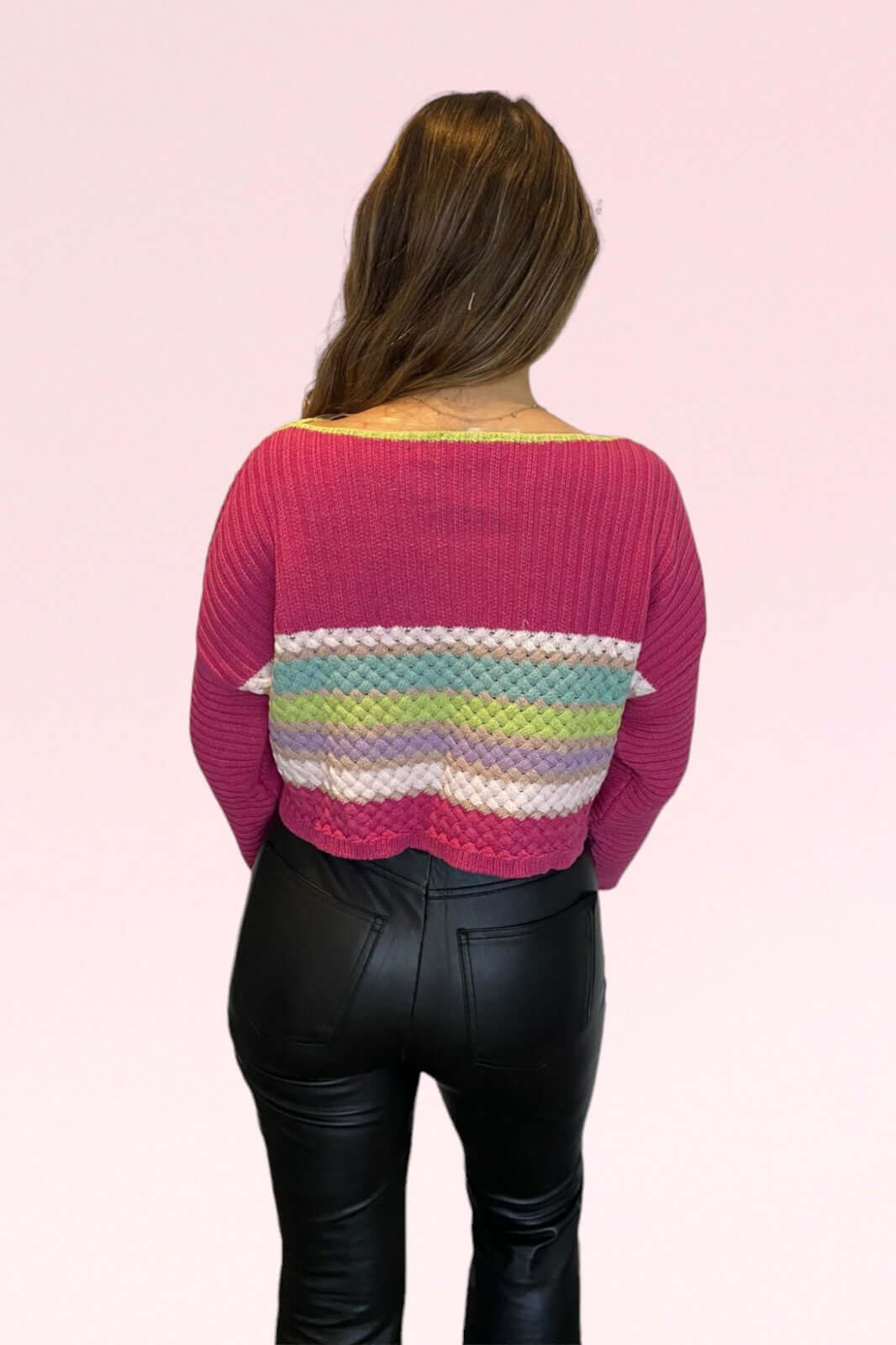 Colorful Knitwear Sweater