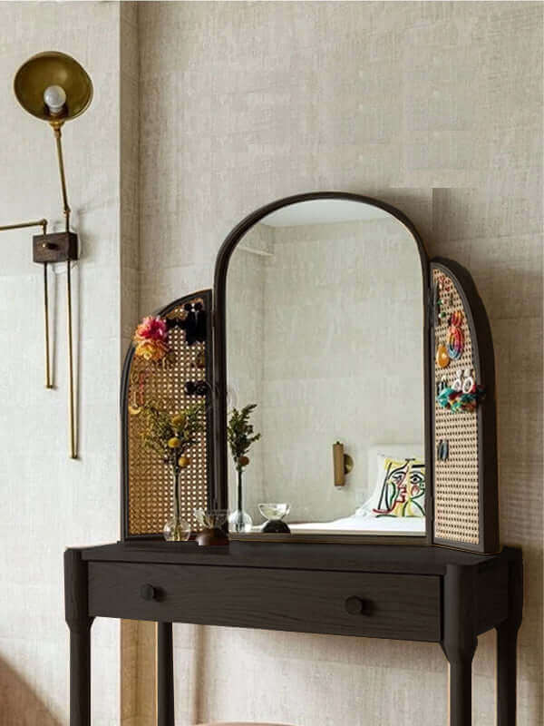 Decorative Metal Frame Arch Mirror