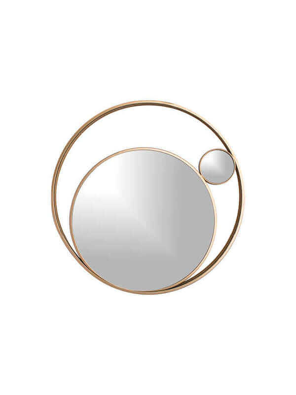 Round Brass Wall Mirror