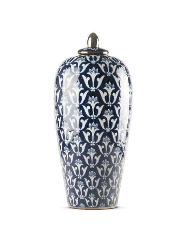 DARK BLUE BLANC VASE