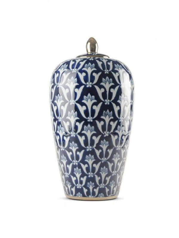 DARK BLUE BLANC VASE