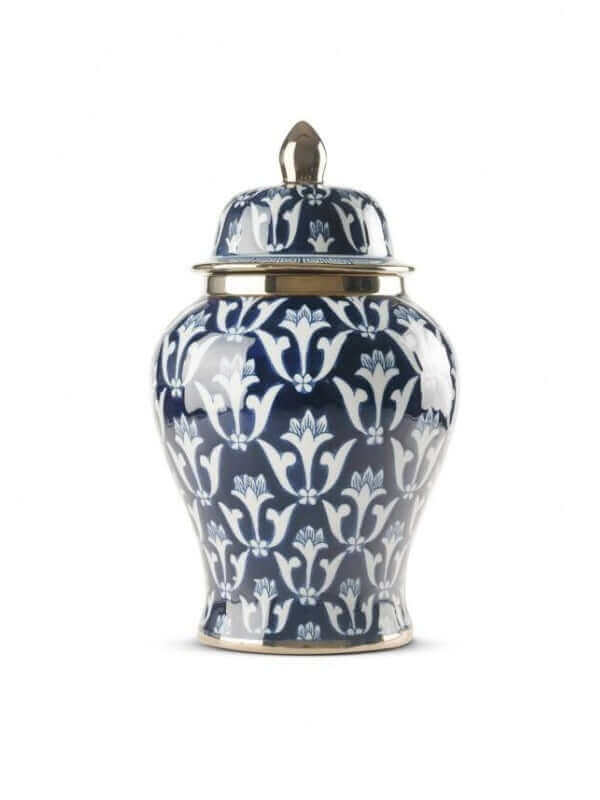 DARK BLUE BLANC VASE