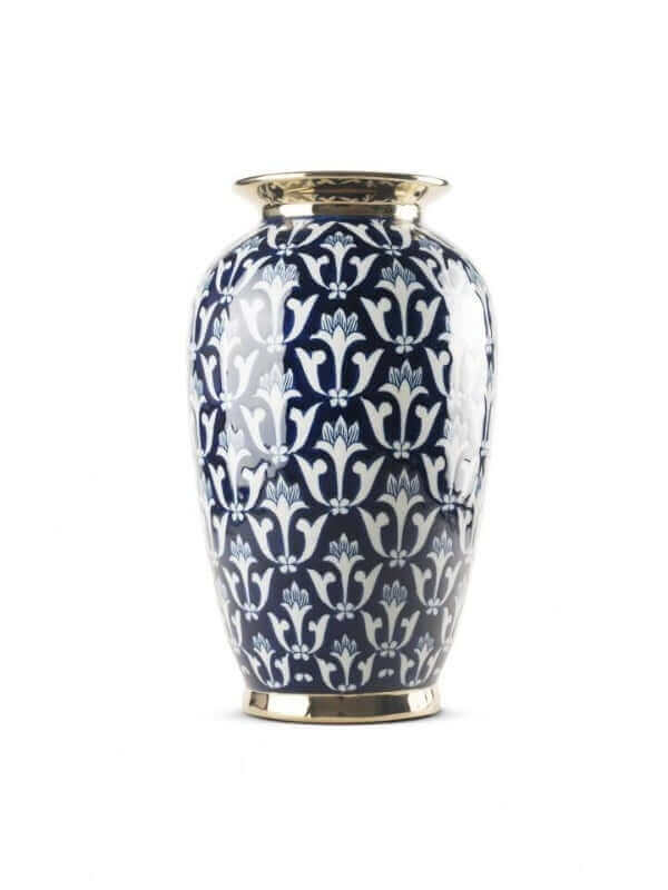 DARK BLUE BLANC VASE