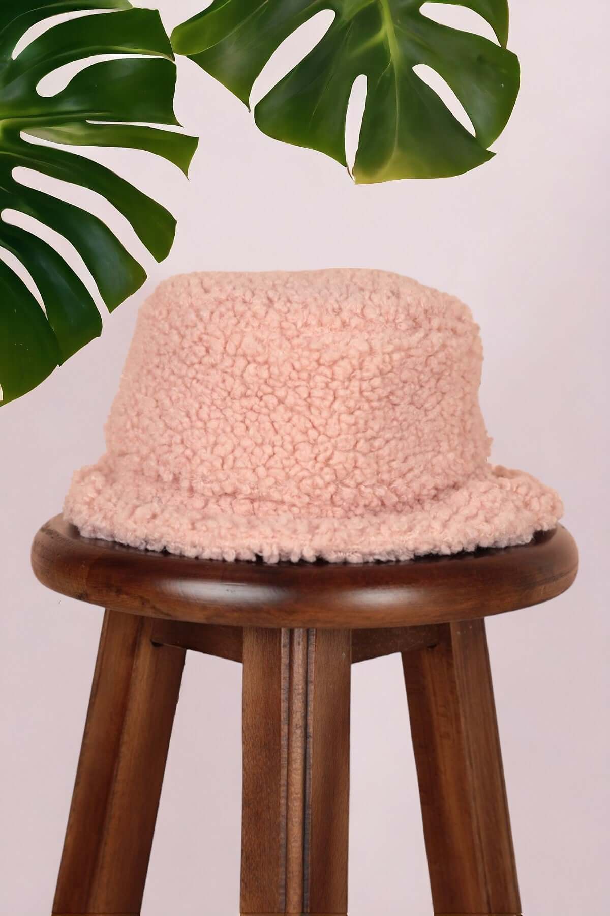 Teddy Bucket Hat-Pink