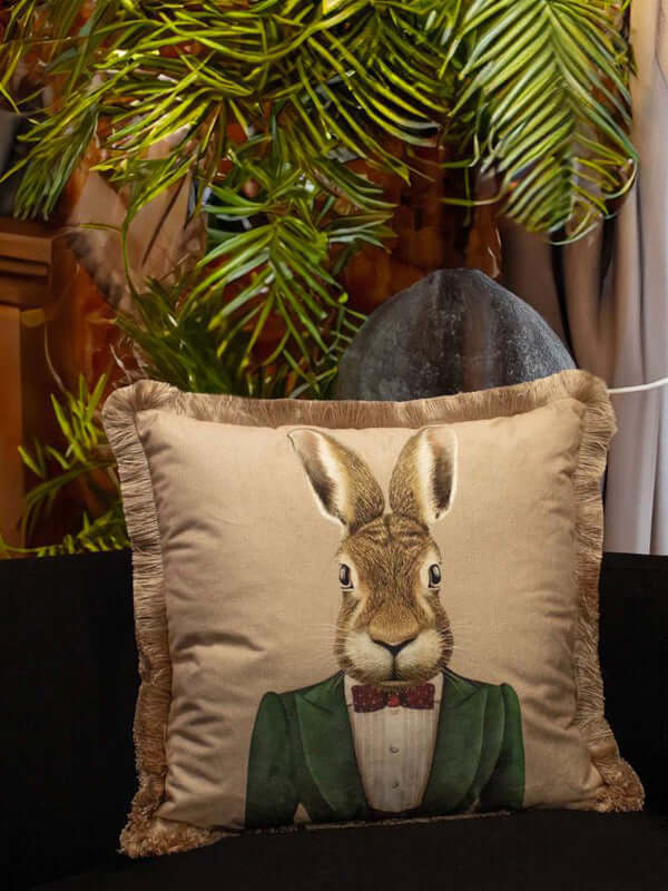 RABBIT VELVET CUSHION