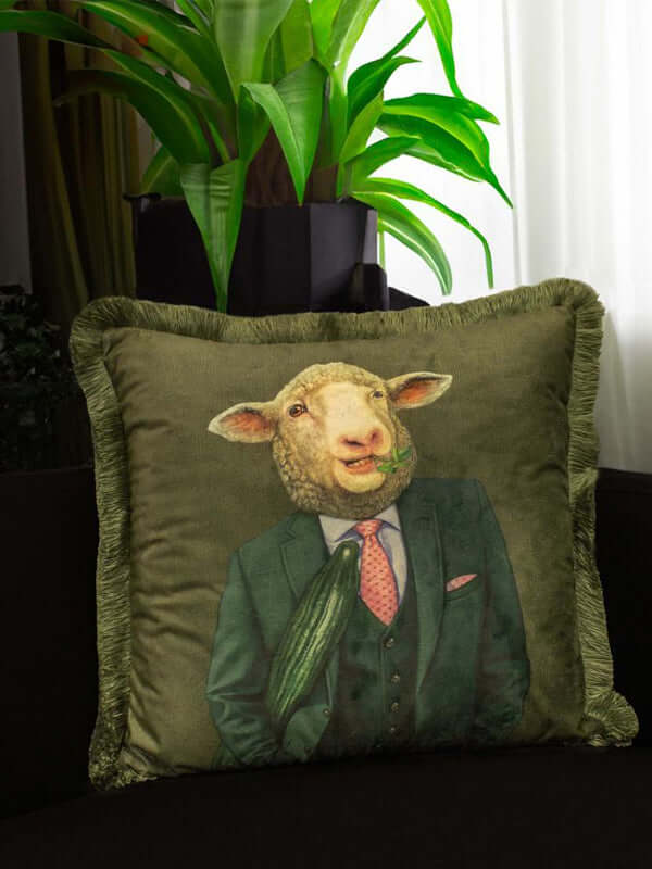 SHEEP VELVET CUSHION