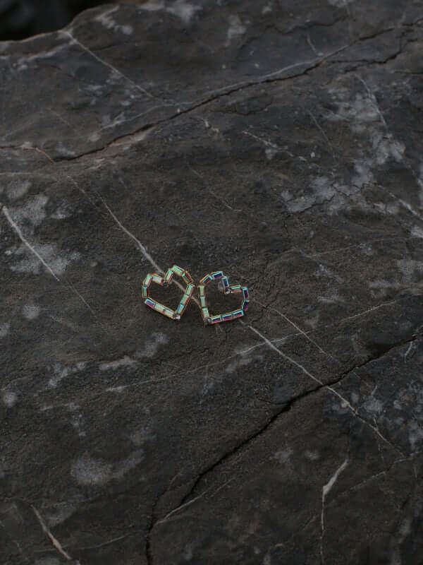 Chameleon Heart Earrings