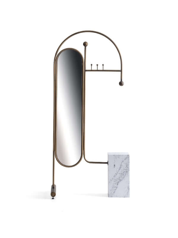 JOY COAT RACK MIRROR