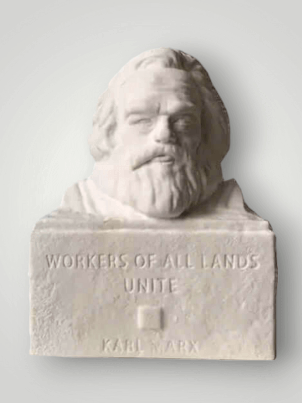 Karl Marx Sculpture Bust