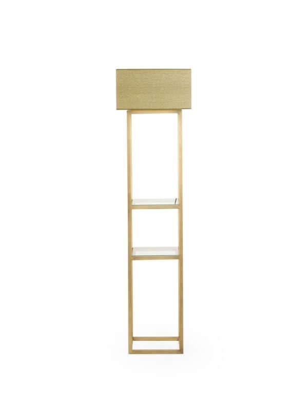 RON FLOOR LAMP WITH SHELVES