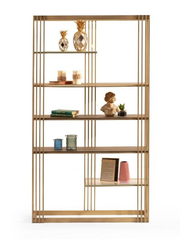 TRIO GOLD BOOKSHELF