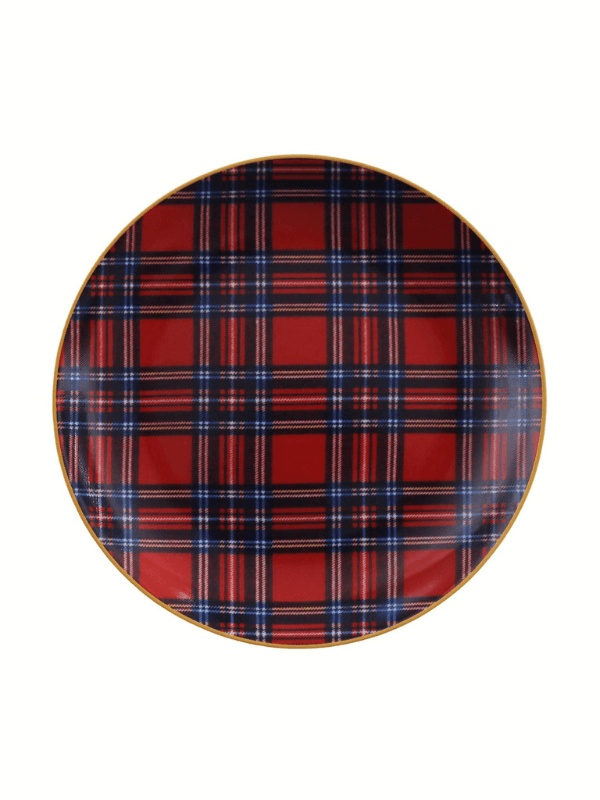 Tartan Plaid Dinner Plate