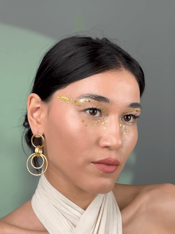 Handmade Brass Minimal Hoop Earrings