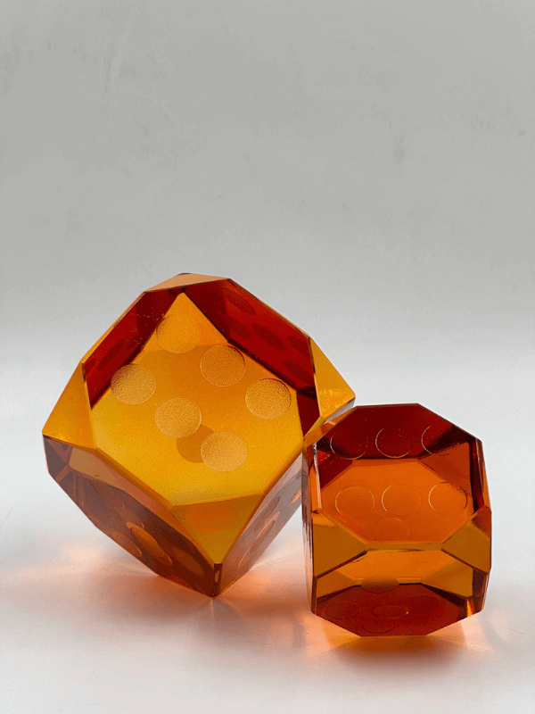 Decorative Glass Dice