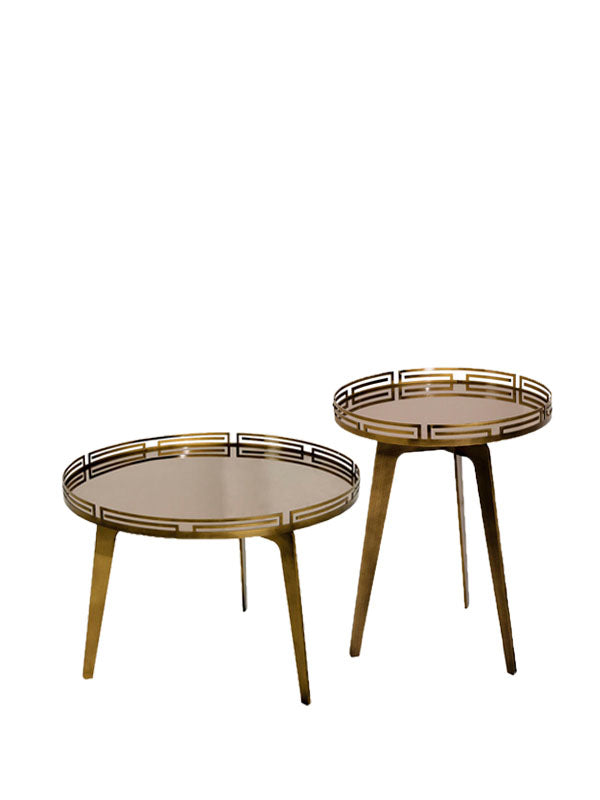 MARIA BRASS COFFEE TABLE SET